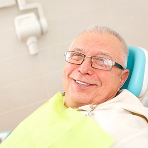 Man seeing dentist in Costa Mesa