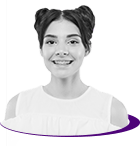 woman with braces smiling