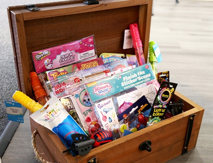 kids treasure chest at Advanced Dental Care