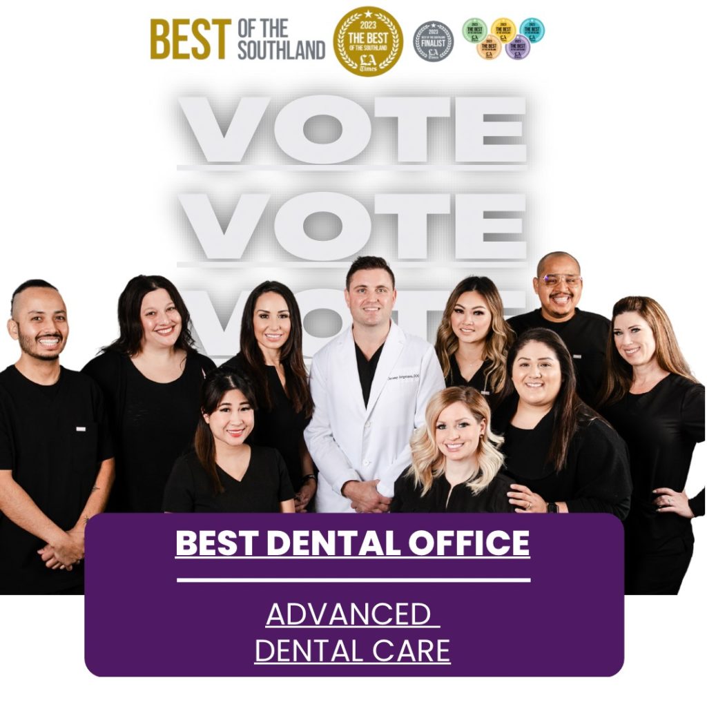 graphic image of dental team smiling together 